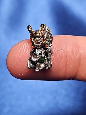 Pandora x Marvel Two Tone God of Mischief Loki Charm S925 ALE 