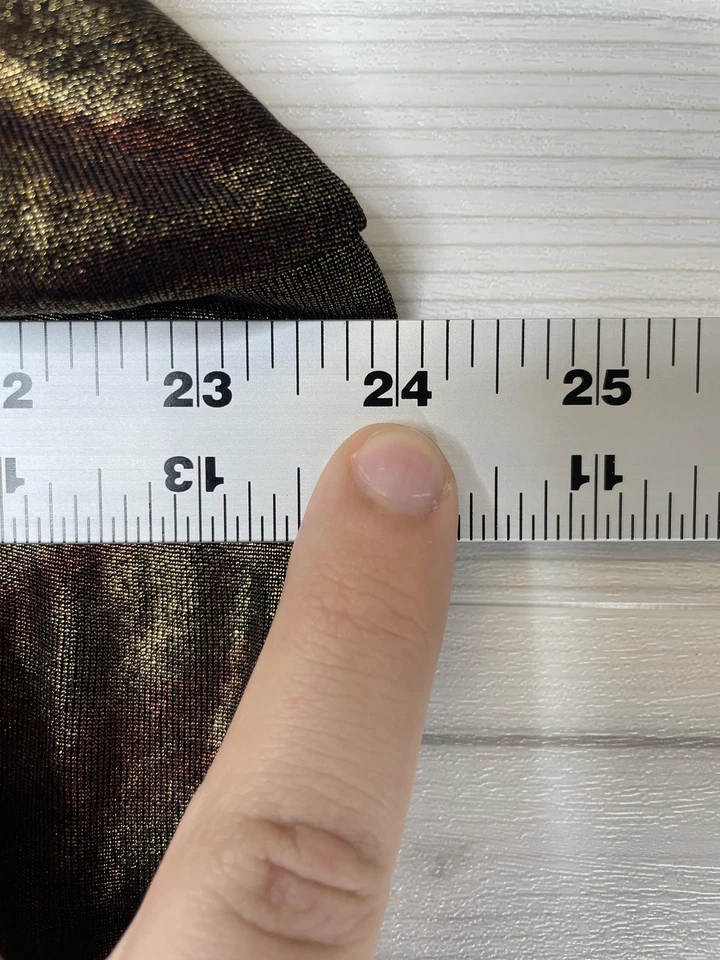 Chaqueta Chico's Travelers para mujer 3 XL dorada metálica estampado animal frente abierto EE. UU. Foto 4 de 4