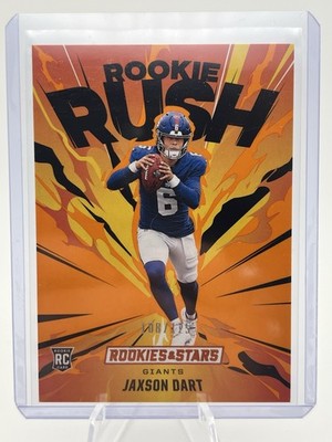 2025 Panini Rookies & Stars - Rookie Rush #6 Jaxson Dart /125 New York Giants