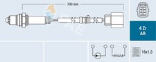 FAE Lambdasonde 75609 für HONDA