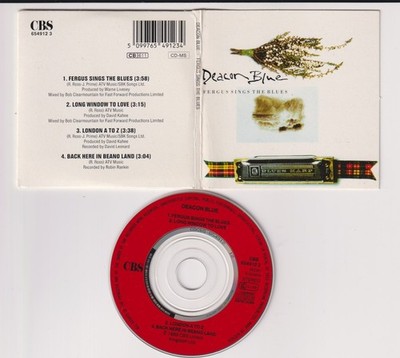 Deacon Blue   Fergus Sings The Blues - 4 Track 3'' / inch Single CD 1989  CBS