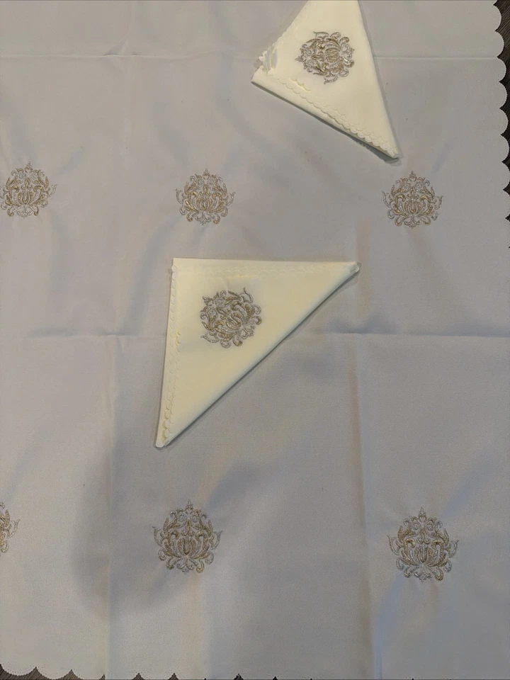 Mantel Acción de Gracias 57 pulgadas X57 pulgadas con 8 servilletas Foto 2 de 4