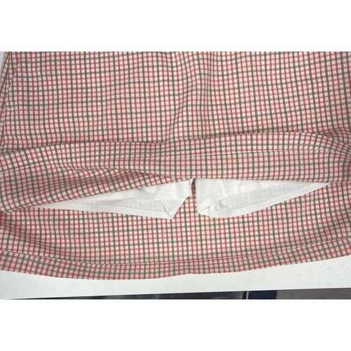 Adidas Skort Size 8 Orange Grey Check Activewear Stretch Golf Tennis Short - Picture 9 of 9