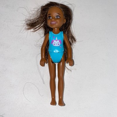 Mattel Barbie Club Chelsea Doll Colorful Swim Suit Kids Pretend Play Doll 2016