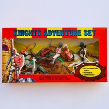 TIMPO Knights Adventure Set Vintage Figuren zerlegbar Ritter Mittelalter