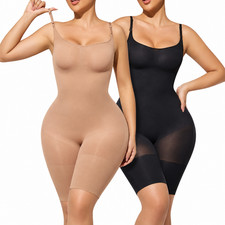 Women's Seamless Shapewear Butt Lifter Tummy Control Bodysuits Full Body Shaper