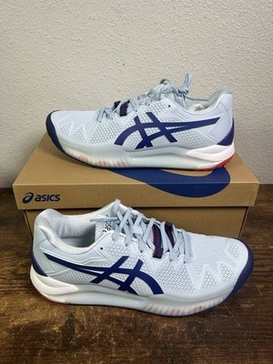 Asics Gel-Resolution 8 Soft Sky/Dive Blue Size 10  Woman s - Brand New With Box