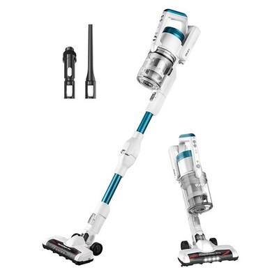 EUREKA NEC185 CORDLESS STICK VACUUM CLEANER CONVENIENT FOR HARD FLOORS,WHITE
