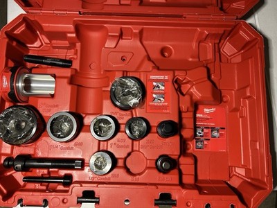 Milwaukee 2677-21 FORCE LOGIC 1/2 -2  Knockout Punch & Die Set w/ Case