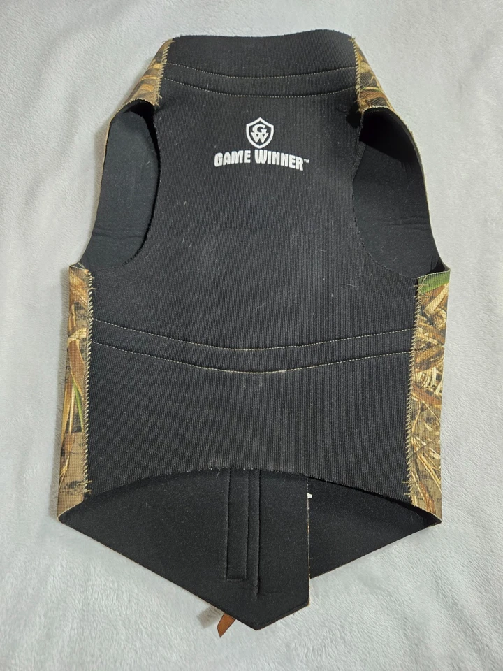 Game Winner Size 2XL Dog Hunting Vest Harness Camo Zip Hook N Loop Safety Dogs - Image 2 of 4