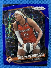 2025 #94 Aaliyah Edwards Panini Prizm Blue Velocity Prizm Sun