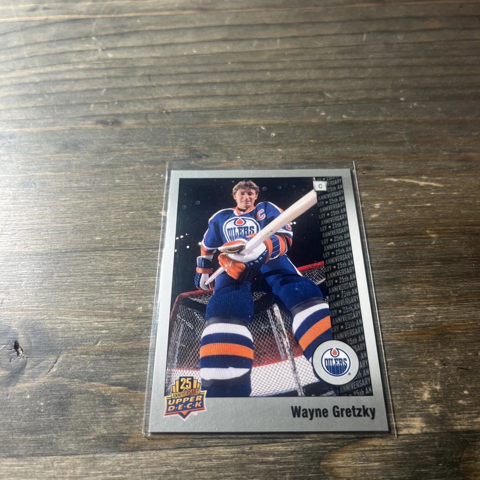 2014 UPPER DECK 25th ANNIVERSARY WAYNE GRETZKY SILVER PARALLEL /250 99 OILERS - Image 2 of 4