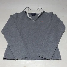 Polo Ralph Lauren Quarter Zip Gray Pullover Sweater Men’s Size Small