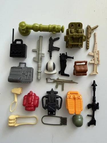 Vintage Lot Hasbro 1980’s/90’s/00’s G.I. Joe ARAH 3.75” Weapons & Accessories