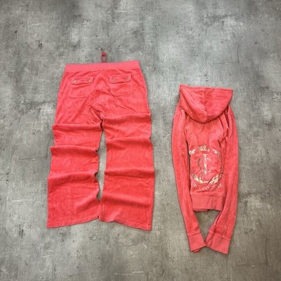 Vintage Juicy Couture Velour Tracksuit Größe L Low Waist Y2K Berlin 2000s 90s