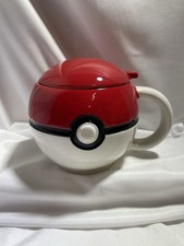 Pokémon Red Poke Ball Molded Sculpted Mug Ce...