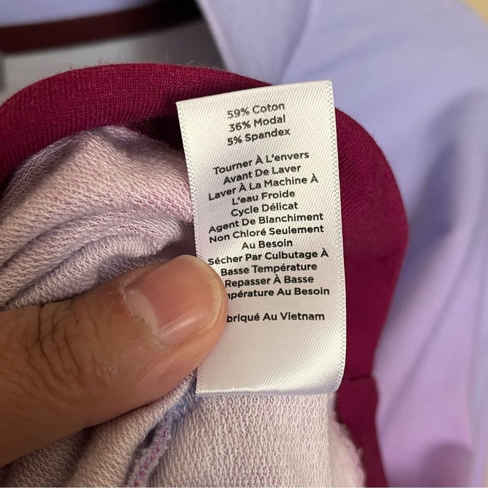 Talbots Snap Placket Pullover Shirt Top Ombré Bur… - image 10