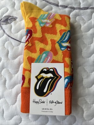 Rolling Stones Happy Socks Beast Of Burden Women s 9-11 One Pair NWT