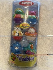 Sealed New Old Stock Hasbro Playskool Weeble Wobble 6 pack Toys 2004 Q4