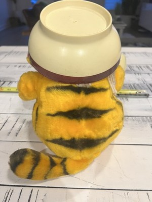 マクドナルド ガーフィールド ぬいぐるみ 1978-1981 ヴィンテージ Vintage Hand-crafted Garfield Plush 1978-1981 with pasta bowl and