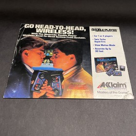 🔥Double Dragon II 2 The Revenge completo di scatola CIB con poster! Nintendo NES 1990