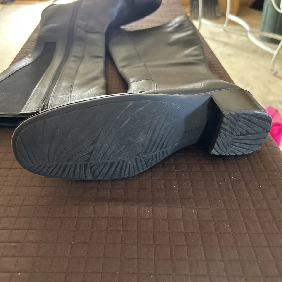 Botas de cuero negras para mujer Naot talla 41 "Bota hasta la rodilla de regalo" Foto 3 de 4