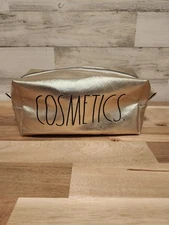 Rae Dunn Gold Cosmetic Bag