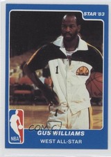 1983 Star NBA All-Star Game Gus Williams #25 0q3