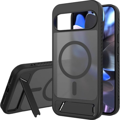Handyhülle Schwarz Magnetisch Ständer 360 Schutz für Pixel 10 Pro Xl
