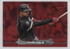 2024 Topps Stadium Club Red Foil Eloy Jimenez Eloy Jiménez #58 hu1
