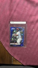 2025 Panini Prizm Aroon Escobar Blue Cracked Ice Prizm #158 Phillies