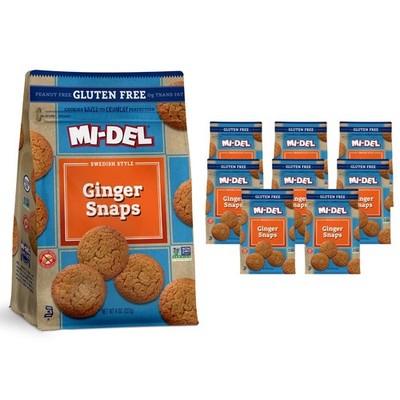Ginger Snaps Gluten Free - Crunchy Gluten Free Ginger Cookies Made with Real Gin