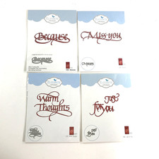 Elizabeth Craft Designs Word Sentiment Die Lot with Miss You Warm Thoughts