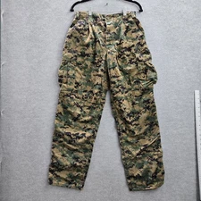 Propper Men Pants SMALL SHORT Green Cotton Nylon Cargo Camouflage Ripstop