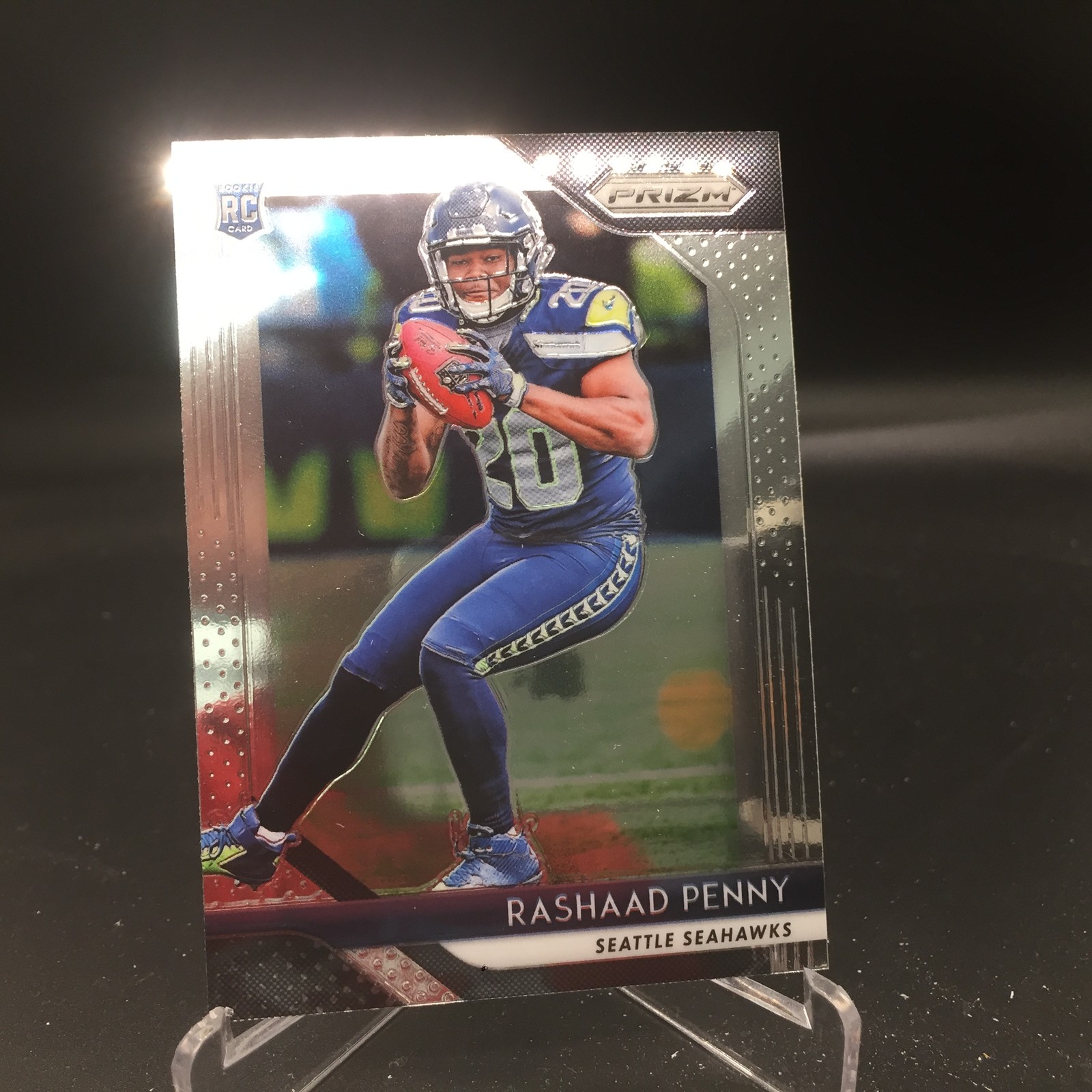 Rashaad Penny 2018 Panini Prizm 210 Seattle Seahawks Rookie