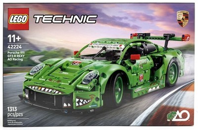 LEGO Technic Porsche 911 GT3 R REXY AO Racing Car, 1313 Pcs, For Ages 11+