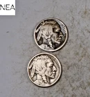 1920-S+1923-S Buffalo Nickel Set/Lot ~ Semi-Key Dates! ~ 2 Coins ~ ZBL30