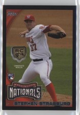 2020 Topps Rookie Card Retrospective Logo Medallions Black Stephen Strasburg 0l2. rookie card picture