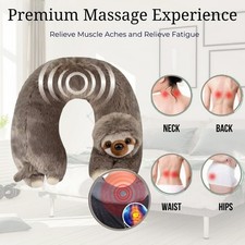 Neck Massager Health Touch Gift with Relaxing Vibration- Sloth Pain Relief
