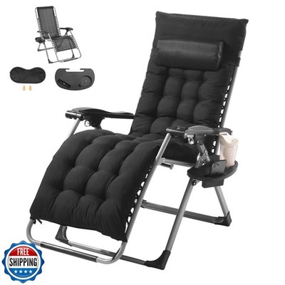 VEVOR Zero Gravity Chair, 26 inch Zero Gravity Recliner Lounge Chair for Indo