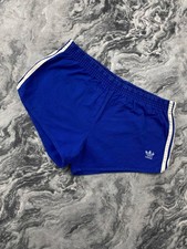 Vintage Adidas Running Shorts Made In Germany 80S Men Size L Blue