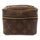 LOUIS VUITTON LV GHW Nice Nano Accessory Cosmetic Pouch M44936 Monogram Brown