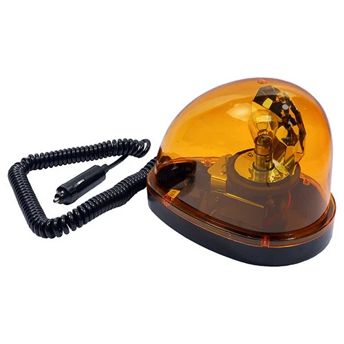 Peterson V774A Amber Incandescent Magnetic Mount Revolving Light Beacon Teardrop
