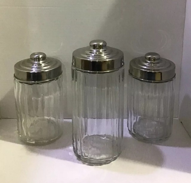 glass containers with stainless steel lids