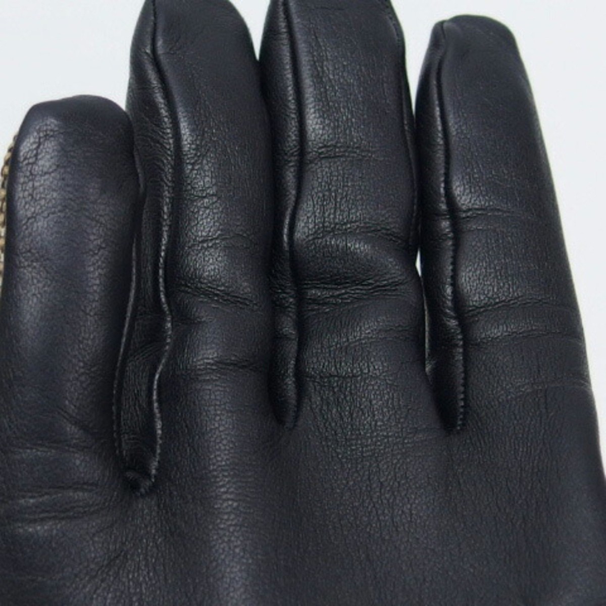 バーバリー グローブ レザー ノバチェック カシミヤ Burberry Nova Check Gloves Canvas x Leather Size 7 GZl15u21