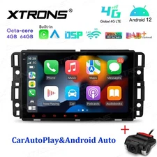 Android12 8" CarPlay Stereo Radio GPS 4+64G +DVR For GMC/Chevrolet Silverado