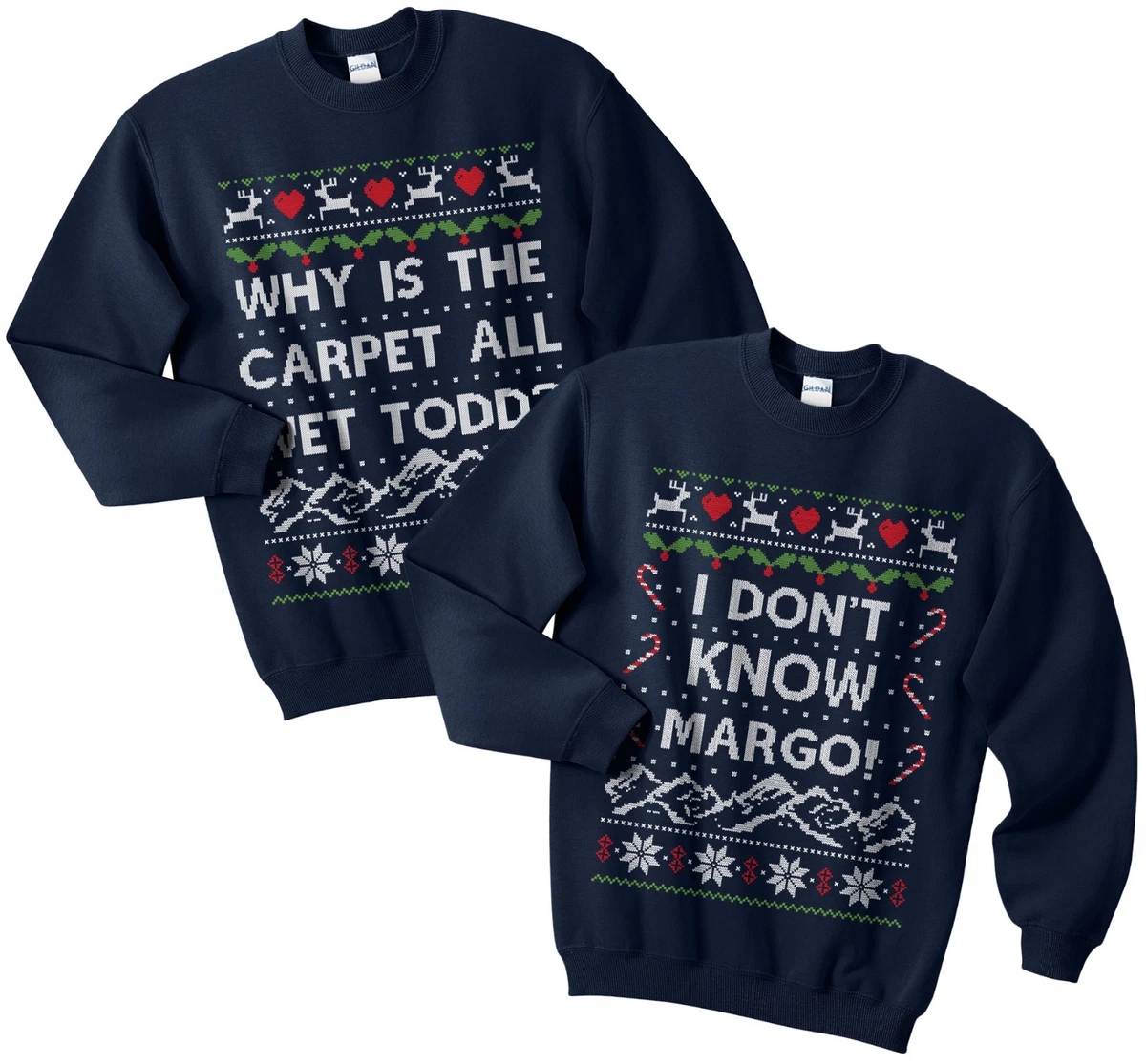 Wet Todd Christmas Sweater Jumper Set