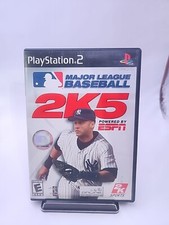 Major League Baseball 2K5 (Sony PlayStation 2, 2005) Complete