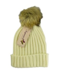 big fur bobble hat