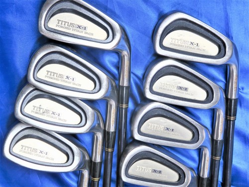 Maruman TITUS X-1 R-flex 8pc IRONS SET Golf CLUBS Majesty JAPAN VER. NWO - Picture 2 of 7